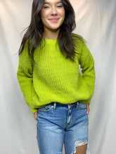 Pink Knit Chenille Sweater