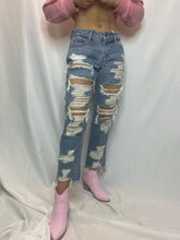 Cello super distressed denim