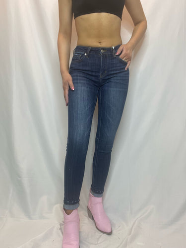 KanCan Dark Vertical Line Skinny